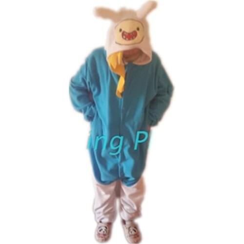 Adventure go Finn Jake Fionna Fights Fleece Onesies Onesie Anime party Cosplay Fionna Costume Fionna Sleepwear Pajamas jumpsuit