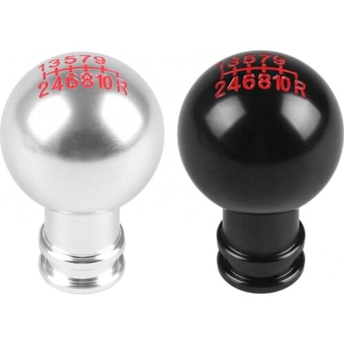 Car Gear Shift Knob Universal Metal Manual Round Gear Shift Handle Car Refitted Accessories