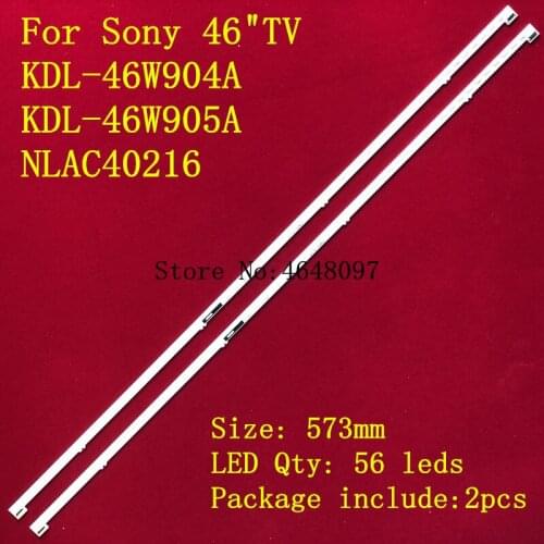 Blue LED Backlight strip 56 lamp For Sony 46"TV L 61.P8501G001 13527A R 61.P8502G001 13528A KDL-46W905A NLAC40216 YLV4621-02N