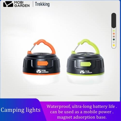 5200mAH LED camping multifunctional magnetic lighting rechargeable portable emergency night market light outdoor camping light