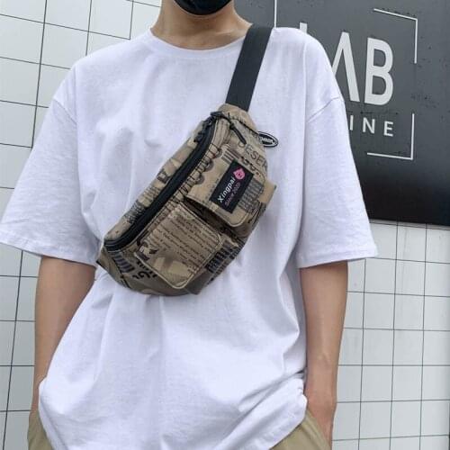 Street Trend Hip Belt Bag Unisex Waist Pack Multi-Function Anti Theft Chest Bag Crossbody Bags Men Hip Fanny Pack Phone Pouch