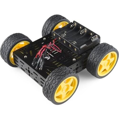 DG012-BV discoverer 4WD basic version robot robot four wheel remote control vehicle smart car chassis