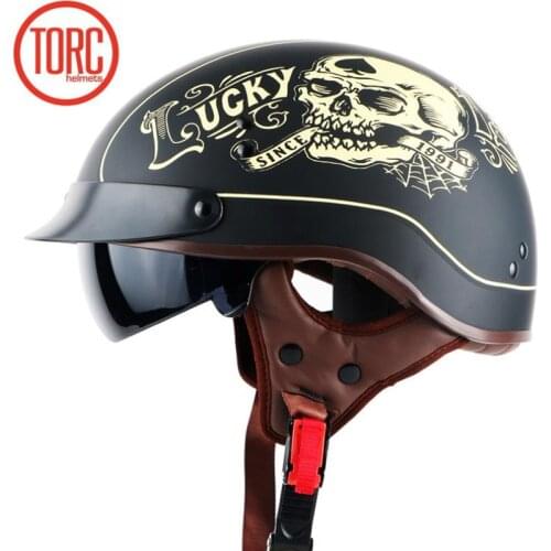 TORC half face bike helmet for all kidns of chopper bikes summer helmet DOT approved motorbike helmet T50 helmet