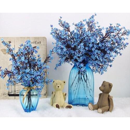 High Quality DIY Autumn Home Wedding Decoration 50cm Artificial Flowers Gypsophila Babies Breath Fake Flowers Office Decor