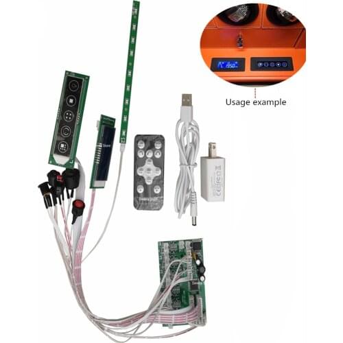 LCD Watch winder box DIY Parts Display rack LCD circuit board Control module LED + Switch parts Remote Control