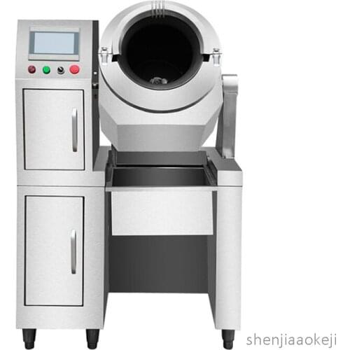 Automatic Robotic Food Cooking machine stainless steel commercial gas type intelligent fried dishes machine uniform heating 1pc