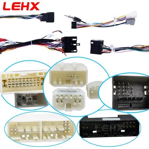 LEHX Car Android 2din radio Multimedia playe car cable for Suzuki Buick Volkswagen ISO Hyundai Kia Honda Toyota Nissan Mitsubish