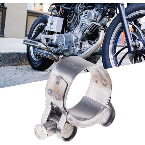 32-55mm Motorcycle Exhaust V Band Clamp Flange Kit Quick Release Clamp Stainless Steel Exhaust Clamp Clip Motorcycle Accessories