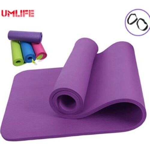 Umlife TPE Yoga Mat Non Slip Carpet Mat For Elastic Beginner Environmental Fitness Gymnastics Pilates Mats 1830*610*100mm
