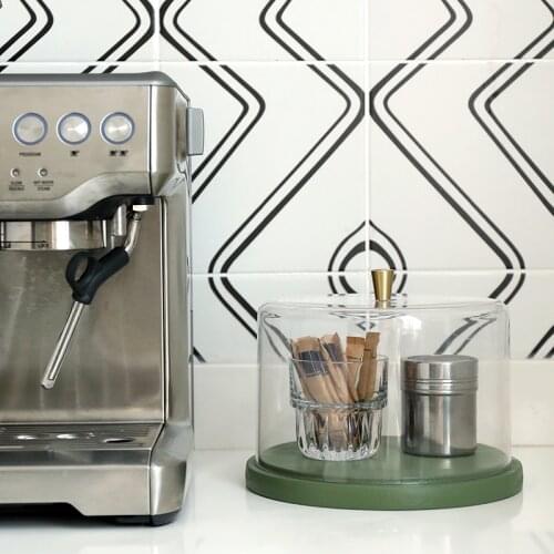 SWEETGO Dome cover bread wood plates dessert trays 8inch cake table decorating tools coffee store tableware