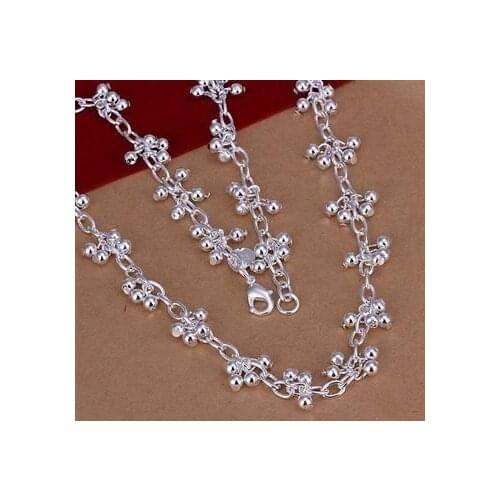 N156 925 Hot Selling silver Necklace, 925 silver Pendant fashion jewelry Purple Necklace /aiaaizha aieaizla