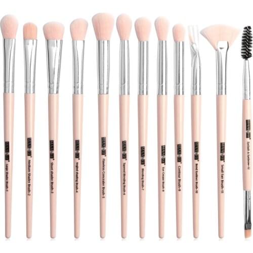 Makeup brushes set professional 12/14 pcs/lot Makeup Brushes Set Eye Shadow Blending Eyeliner Eyelash Eyebrow Brush For Makeup