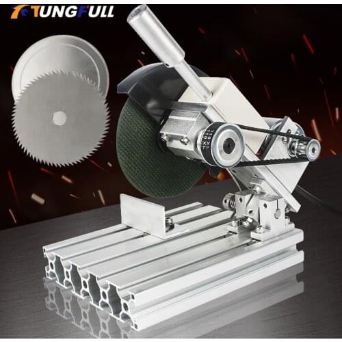 895 Motor Table Saw DIY 45Degree Wood Steel Cutting Machine Bench Mini Aluminum Alloy 4 Inch Table Circular Saw For Metal Wood