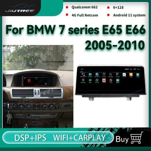 New Standing Screen Style Screen Android 10 Car Radio For BMW 7 Series E65 E66 2005-2010 Multimedia Video Player GPS Navigation