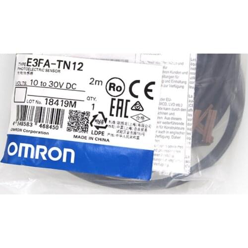 Omron original genuine photoelectric sensor cylindrical M18 on the radio E3FA-TN11 TN12 TP11 TP12