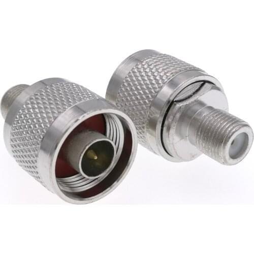 50pcs N Male Plug To F Female RF Adapter Connector -Zinc Alloy