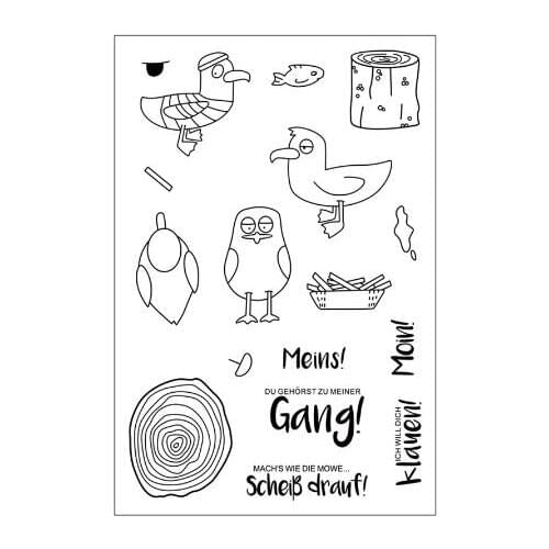 German words Clear Silicone Stamp/Seal for DIY scrapbooking/photo album Decorative clear stamp sheets ST0507