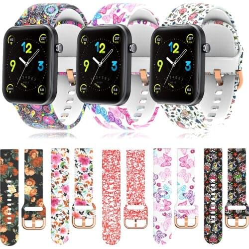 Watch Band For COLMI P15 P18 P16 Wrist Strap For COLMI SKY 4/7 Pro Land 2 Silicone Bracelet Adjust Wristband Replacement Belt