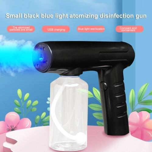 Garden Watering Disinfectant Sprayer Blue Light Wireless Nano Steam Atomizer Fogger Water Sprayer Machine Steam Spray Guns 260ML