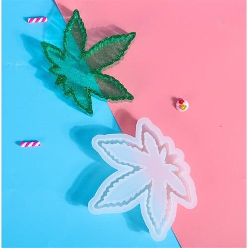 DIY Ashtray Mold Flexible Silicone Ash Tray Mould Epoxy UV Resin Handmade Home Decor Manual Mirror Leaf Storage Container Pad