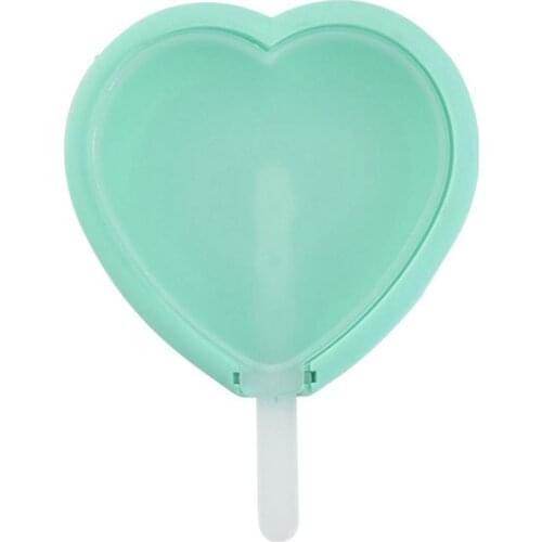 Silicone Ice Cream Mold DIY Heart Ice Cream Mold Ice Pop Mold with Stick & LidPopsicle Mould DIY cocina accesorio