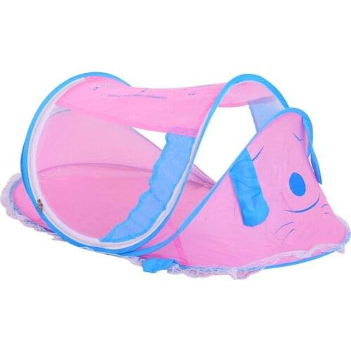 Baby Teepee Kids Mosquito Net Tent Pop Up Folding Portable Baby Beach Sleep Tent Play Tent Baby Toys Marine Ball Pool