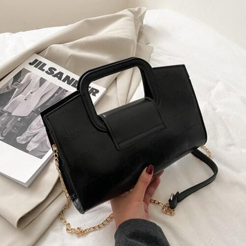 Women Bag PU Bucket Fashion Solid Hasp Soft Shoulder Bags Handbag Luxury Designer Bag Euro-America Style Simple