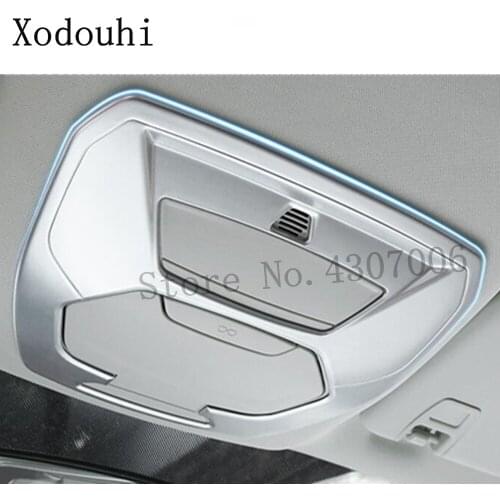 For Ford Kuga Escape 2013 2014 2015 2016 Car Styling Cover ABS Matte Detector Stick Front Head Read Reading Light Lamp Trim 1pcs