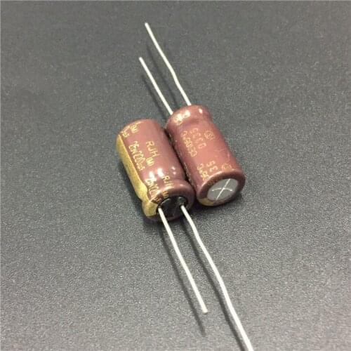 100pcs 220uF 25V ELNA RJH Series 8x16mm Extra Low Impedance 25V220uF Audio Capacitor