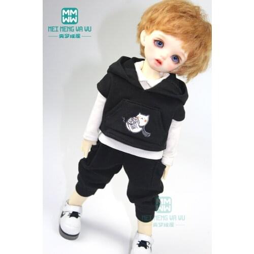 BJD accessories doll clothes Leisure sports hooded suit for 28cm--30cm 1/6 BJD YOSD doll