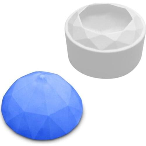 Diamond Art Cake Mould Pop 3D Silicone Decoration Mold Mousse Formy Baking Pastry Silikonowe Moule