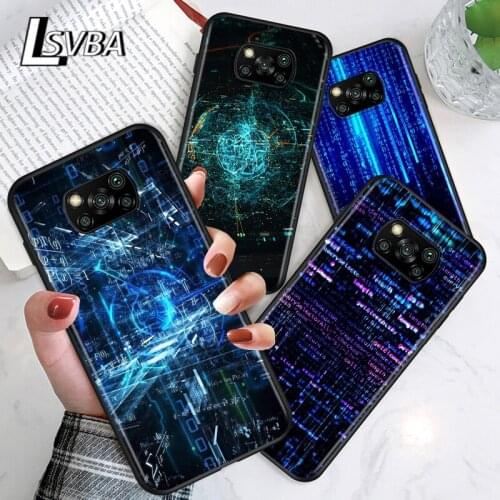 Cool Data Program Art For Xiaomi Poco C3 M3 M2 X3 NFC X2 F2 Pro F1 Mi Play Mix 3 A2 Lite A1 6 5 Phone Case