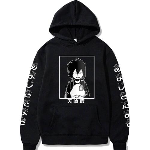 Harajuku Anime My Hero Academia Tamaki Amajiki Hoodies Loog Sleeve Casual Sudaderas Hombre