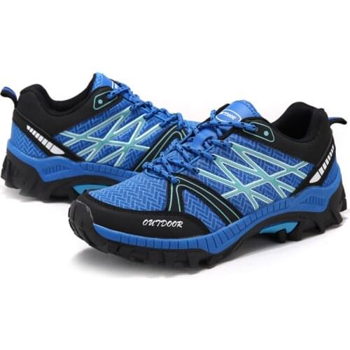 Men Off-road Marathon Running Shoes Mens Lightweight GYM Athletic Jogging Shoes Breathable Shockproof Non-slip Running Sneakers