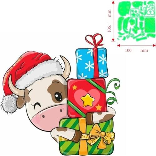 Metal Cutting Dies Animal cow birthday gift DIY Scrapbooking Paper Cards Decorative Craft Embossing