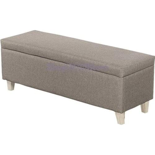 Washable Cloth Art Shoes Changing Stool Storage Sofa Bench Multifunctional Storage Stool Bed Tail Stool Fitting Room Stool In Be
