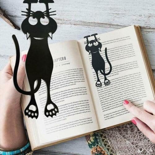 Plastic Cute Wacky Bookmark Student Gifts 3D Stereo Kawaii Cat Bookmark Lovely Animal Bookmark For Student Girl Gift