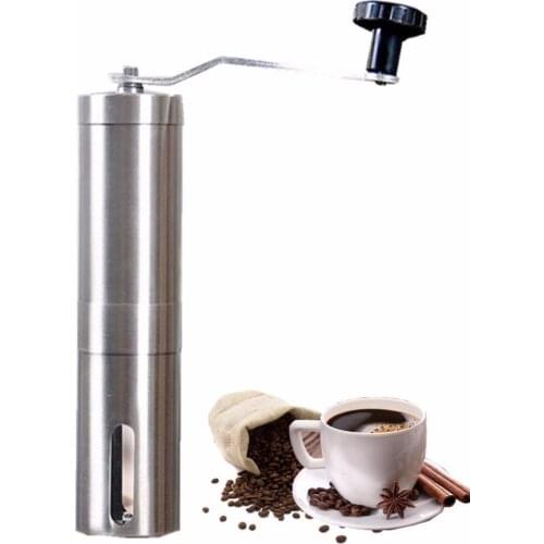HOOZADA Portable Coffee Machine Manual Coffee Bean Mixed Espresso Coffee Maker Economic Home Gardget