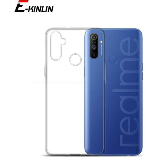 Transparent Silicone UltraThin Clear Soft Full Protective Cover For Realme Q2 Q2i Narzo 20 Pro 20A 10A Q V5 V3 5G TPU Back Case