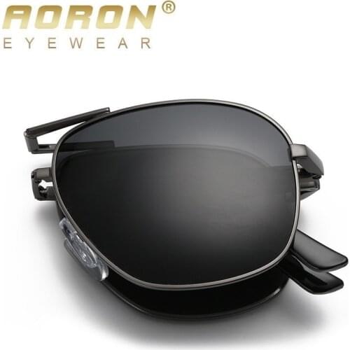 Folding Pilot Sunglasses Men Polarized Fashion Brand Designer Vintage Foldable Sun Glasses For Men Oculos Gafas