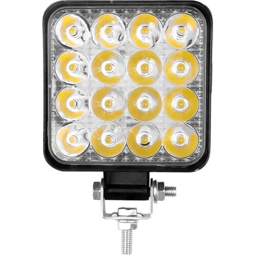 18W 48W LED Work Light Bar Spotlight 12V 24V Offroad Fog Light For Truck Offroad 4X4 4WD Car SUV ATV DRL Headlight Bulbs