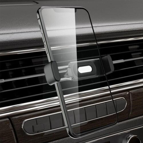 Mobile Phone Holder In The Car Rotating Clamp On Air Interior Bracket Portable GPS Stand Smartphone Vents Grille Mount Outl T1D0