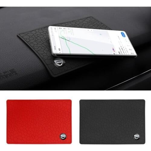1Pcs Car Non-Slip Storage Mat Pads Silicone Interior Dashboard For Dacia Duster Sandero Logan Lodgy 2Mcv Stepway Dokker
