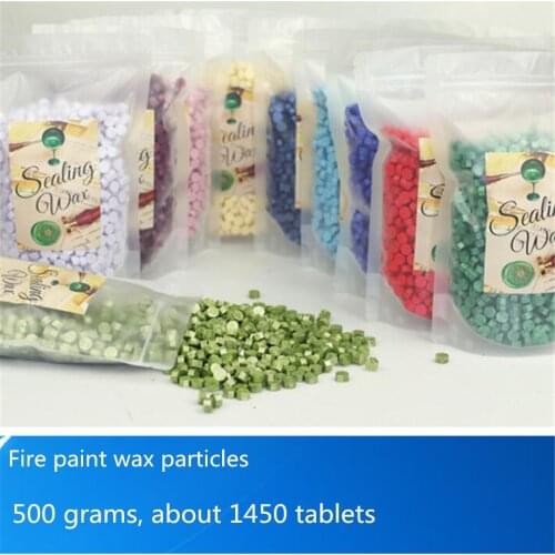 1450pcs Vintage seal Wax Paint Sealing Granule 500g DIY Gift Box Wedding invitation office grape wine bottle sealing wax