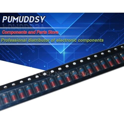 20PCS 1W 6.2V-47V 7.5V 8.2V 9.1V 12V 15V 16V 22V 24V 30V 33V 39V 43V Diode LL41 SMD Zener Diode ZM4735A-ZM4756A ZM47 series