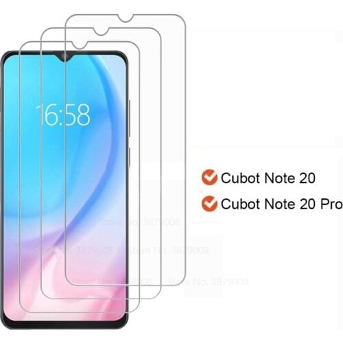 3PCS Tempered Glass for Cubot Note 20 GLASS Protective Film FOR Cubot Note 20 Pro NOTE20 20PRO Screen Protector cover Films
