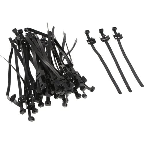 37 Pieces 200mm Nylon Cable Zip Ties Wrap Fasten Self-Locking Tie-Wrap Wire