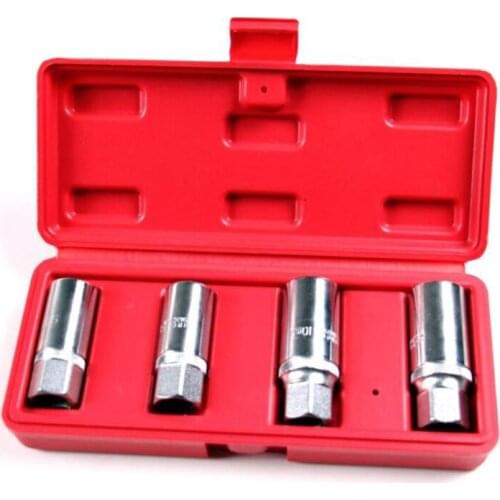 4pcs Precision Broken Bolt Extractor Head Screw Extractor Chrome Vanadium Steel Professional Tools