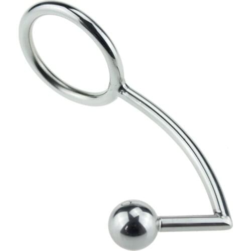 Stainless Steel Anal Hooks Fetish Metal Butt Plug Strap On Anal Balls Sex Toys For Men&Women Adult Products Chastity Device