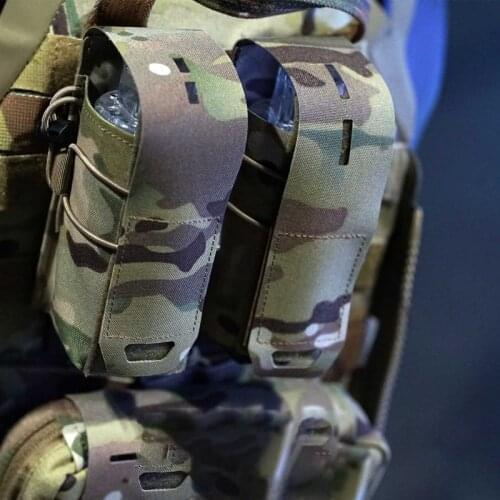 Large/Small Size Laser Cutting Quick Opening Type Molle Sub-Package Modular Flashing Tool Packag For Belt or Vest